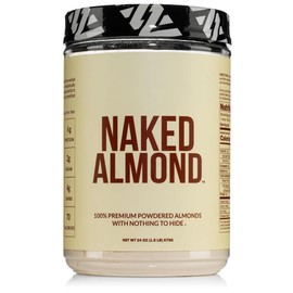 NAKED Almond Protein Powder from US Farms, Only 1 Ingredient, Vegan, Gluten-Free, No Additives, No Salt, No Sugar - 38 Servings - 1.5LB