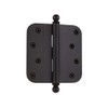 Nostalgic Warehouse Ball-Tip Residential Door Hinge with Radius Corner, Oil