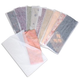 Astro 605-57 Kimono Storage Cover, White, Set of 10, Breathable Non-Woven Fabric, Storage Bag, Instead of Paper Kimono, Protects Against Dust and Dirt, Yukata, Furisode, Kimono, Dust Protection