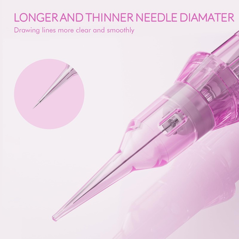 Biomaser Semi-Permanent Makeup Needles Pack of 20 Round Liner Universal