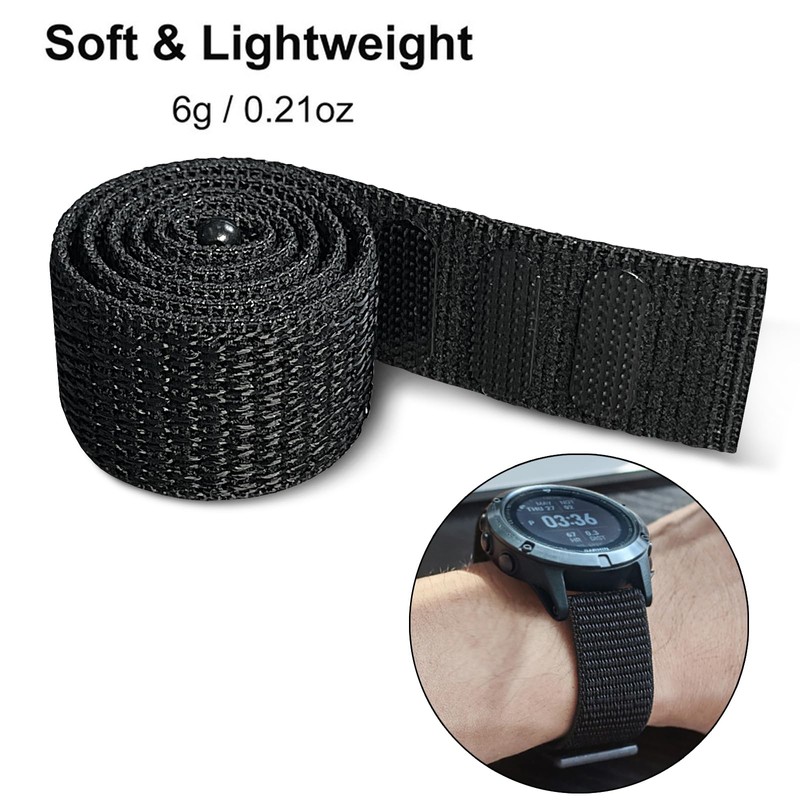 AHXLL Hook and Loop Watch Band compatible with Fenix 7S/