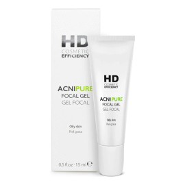 HD Cosmetics Acnipure Gel Focal Antiacné y Exfoliante 15 ml Día/Noche para Piel Grasa