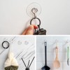 ONEBO 24 Pcs Suction Cup Hooks,Multi-Purpose Suction Cup Hooks,Removable and