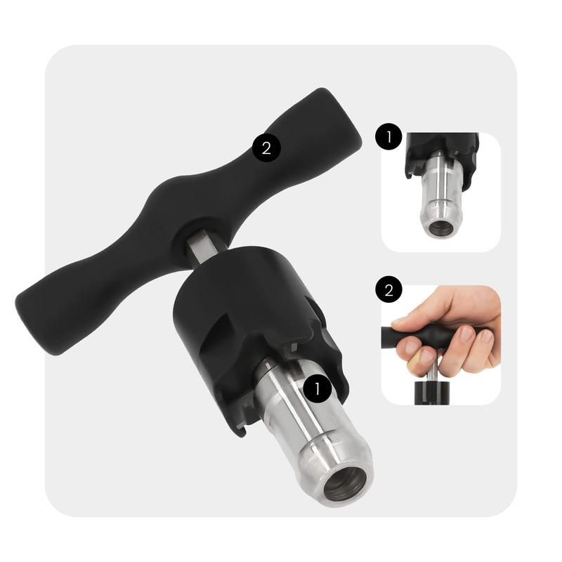Manual Pipe Calibrator Calibration Tool for PEX Pipes Reamer Pipe