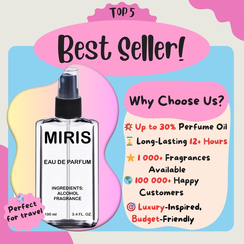 MIRIS No. 66621, Inspired by Clementine California, Long-Lasting Unisex Eau