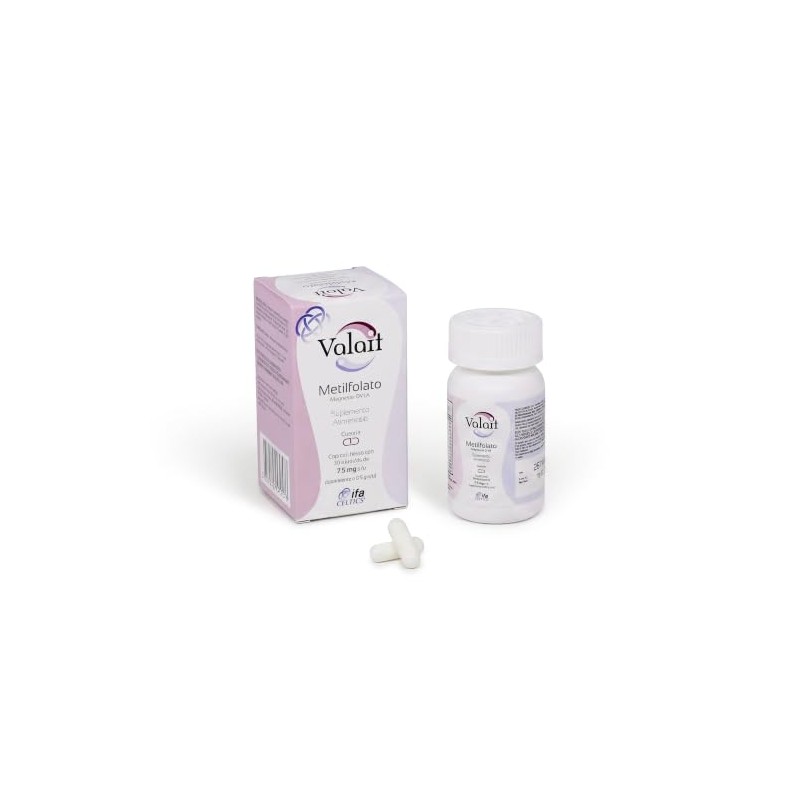 Nutra-celtics | Valait 7.5mg (Metilfolato) Suplemento Alimenticio - Caja con