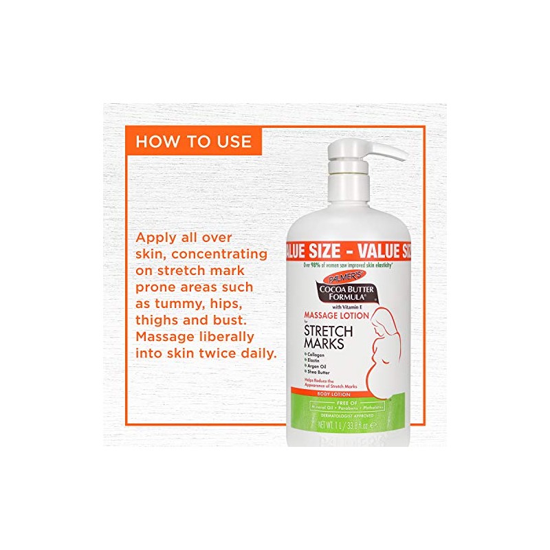 Palmer's Cocoa Butter Formula Loción de Masaje para las Estrías
