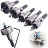 ChgImposs 5Pcs 16-30mm 5/8-Inch to 1-3/16 Inch HSS Hole Saw
