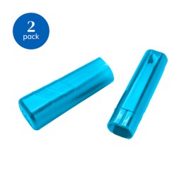 Sprayco StandingTravel Toothbrush Holder with Microban, Blue & Black, 2-Pack