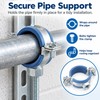 Round Pipe Clamp for PPR PVC Tubes – Secure Suspension