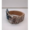 Universal Thread Women's Leopard Spot Oval Center Bar Belt -