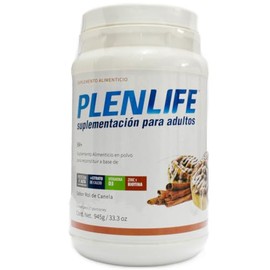 Plenlife B+ Bariatricos Suplemento Alimenticio Con Proteína, Zinc, Biotina, Citrato de Calcio, Vitamina D3 y Prebióticos para la Digestión, Varios Sabores (Rol de Canela)
