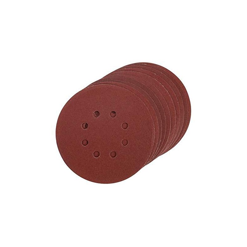 Silverline 586255 Hook & Loop Sanding Disc 150mm 10pk 100