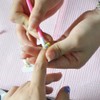 6pcs Professional Plastic Handle Hard Rubber Tipped Nail Art Tool