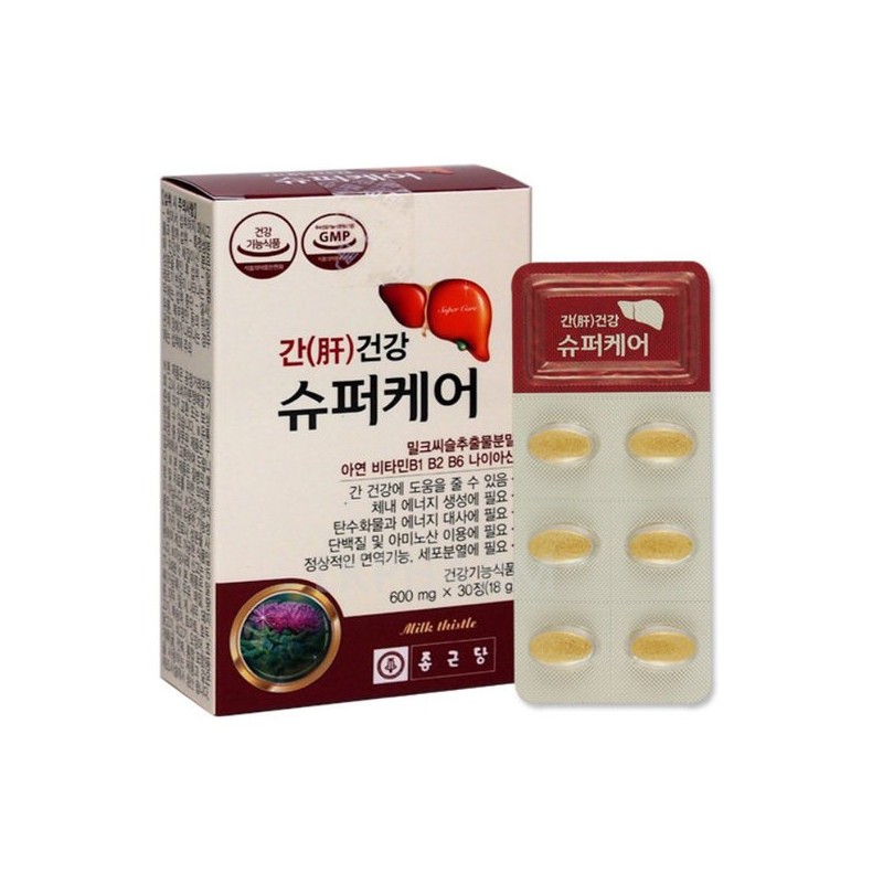Jongkundang 종근당 간건강 슈퍼케어 /30정 Jongkundang Liver Health Super Care