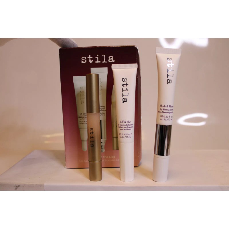 Stila All About The Lips Care Kit Buff Blur Plush
