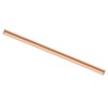 sourcing map 1 Pack Pure Copper Round Rod 9.5mm/3/8 Inch