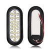 4Pcs 6" Inch Oval Led Stop Turn Tail Lights Brake