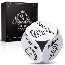 Stocking Stuffers for Women Men Adults, Date Night Food Dice, for Men Women, Birthday Gifts for Women Mens Gifts, Couple Gifts, Wedding Christmas Valentines Day White Elephant Gifts