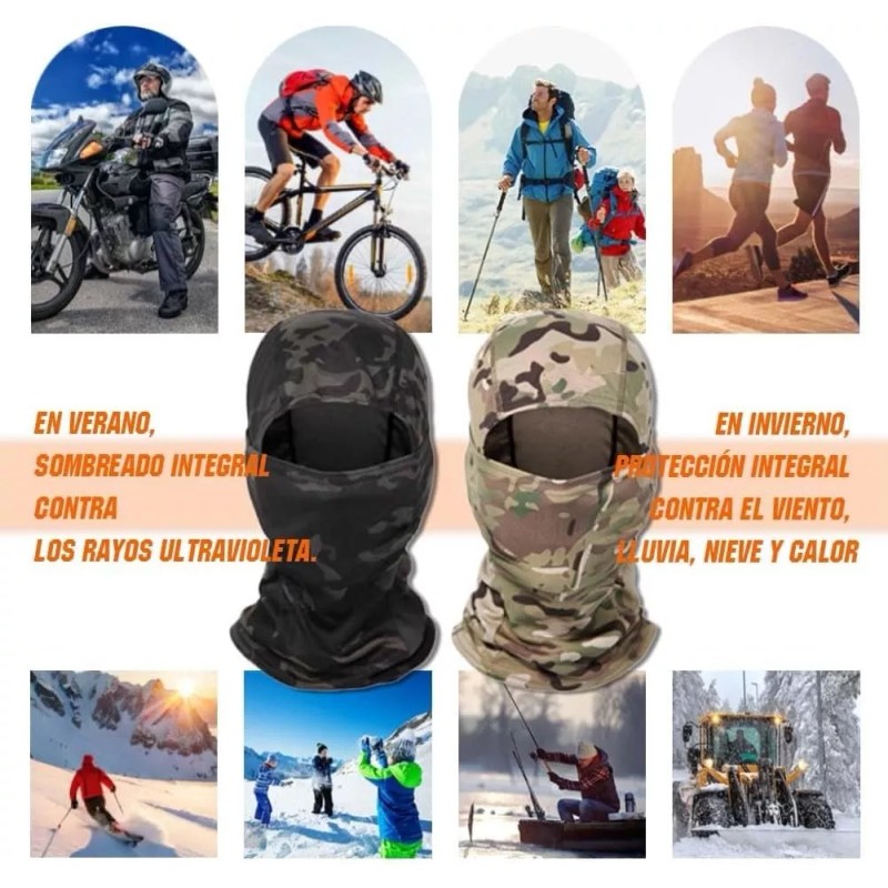 Generic 4 Piezas Balaclava/capuchas Pasamontañas/capuchas