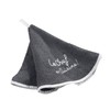 Douceur d'Intérieur Round Hand Towel (0) Embroidered Terry Towells, Anthracite,