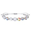 KELITCH Moon-Stone Beaded Bracelets Colorful Strands Bracelets Beach Bangles for