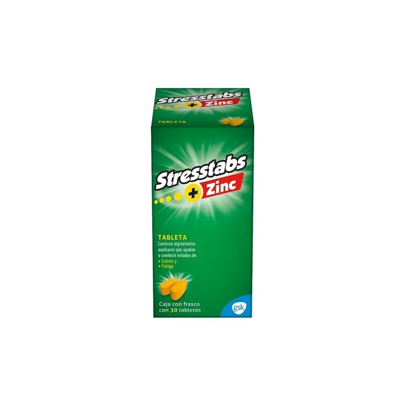 Multivitamínico Stresstabs Con Zinc, 30 Tabletas