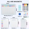 Magnetic Whiteboard for Fridge - 16x12 & 10x8 Dry Erase