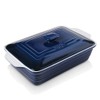 KOOV Ceramic Casserole Dish With Lid, Covered Rectangular Set, Lasagna