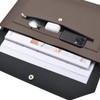 VANRA 1 Piece PU Leather Expanding File Folder Organizer Document