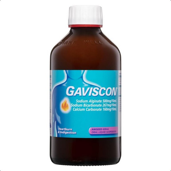 Gaviscon Core Aniseed Liquid Heartburn & Indigestion Relief 600mL