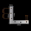 ExcInter 2PCS 120 x 120 mm Stainless Steel Angle Plate