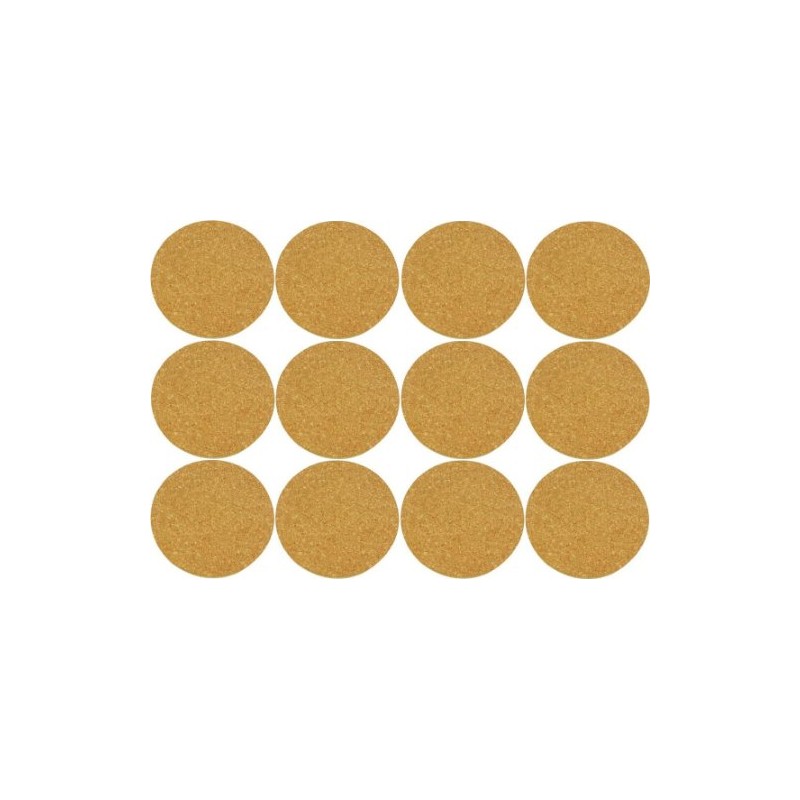 Ingbertson® Cork Coasters, Diameter 19 cm, 1 cm High, Made