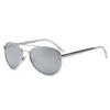 Real Kids Shades Unisex Aviator, Silver, Tween