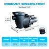 GarveeLife 1.5HP Swimming Pool Pump, 2-Speed, 220V Above/In Ground Pool