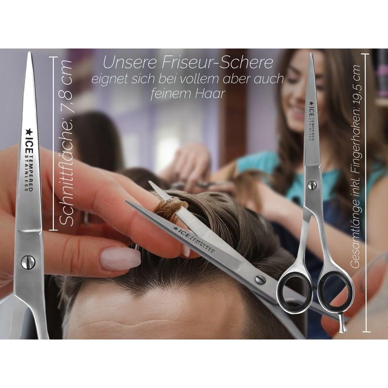 Solingen Professional Hairdressing Scissors with Micro Teeth Instruments NRW or