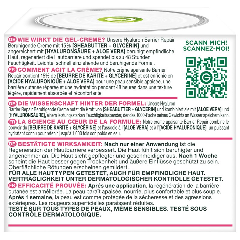 Garnier Hyaluronic Barrier Repair Soothing Cream