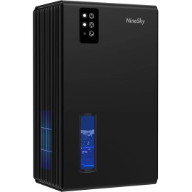 NineSky 1000 Sq Ft Dehumidifier 3L 95oz Medium Large Room For Home Basements Office LED