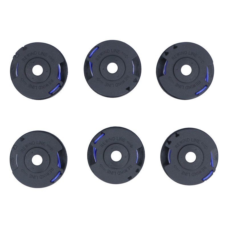 6PCS String Trimmer Replacement Spool Line for Ryobi 18/24/40V Weeder