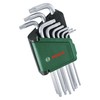Bosch Torx-Schlüssel Satz 9-teilig (Multifunktionale Torx-Schlüssel aus S2-Stahl; TX8-TX40; Langer