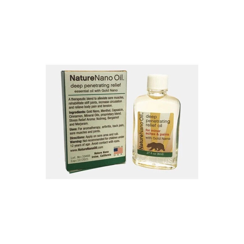 Nanogize Nature Nano Oil Dầu Nóng Con Gấu .27 fl
