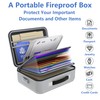 TIGERKING Fireproof Document Box Hard Shell, Fire Proof File Box