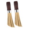 Ipetboom 2pcs Bamboo Kitchen Dish Cleaning Brush Multi Use Scrubbing