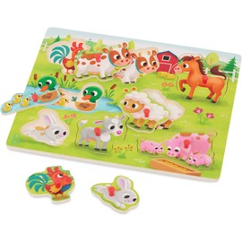 B. toys - Peek  Explore - Rompecabezas de Madera de construcción