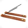 Incense Holder - Wooden Ash Catcher with Celestial Design with