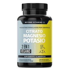 Citrato De Magnesio  Citrato Potasio  Plátano En Polvo, Cúrcuma (curcumina) Y Arroz  Magnesio Complex Vegano  Citrate Magnesium  Potassium Citrate -