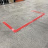 Teraoka No. 340G Line Tape, Red, 2.0 x 65.6 ft