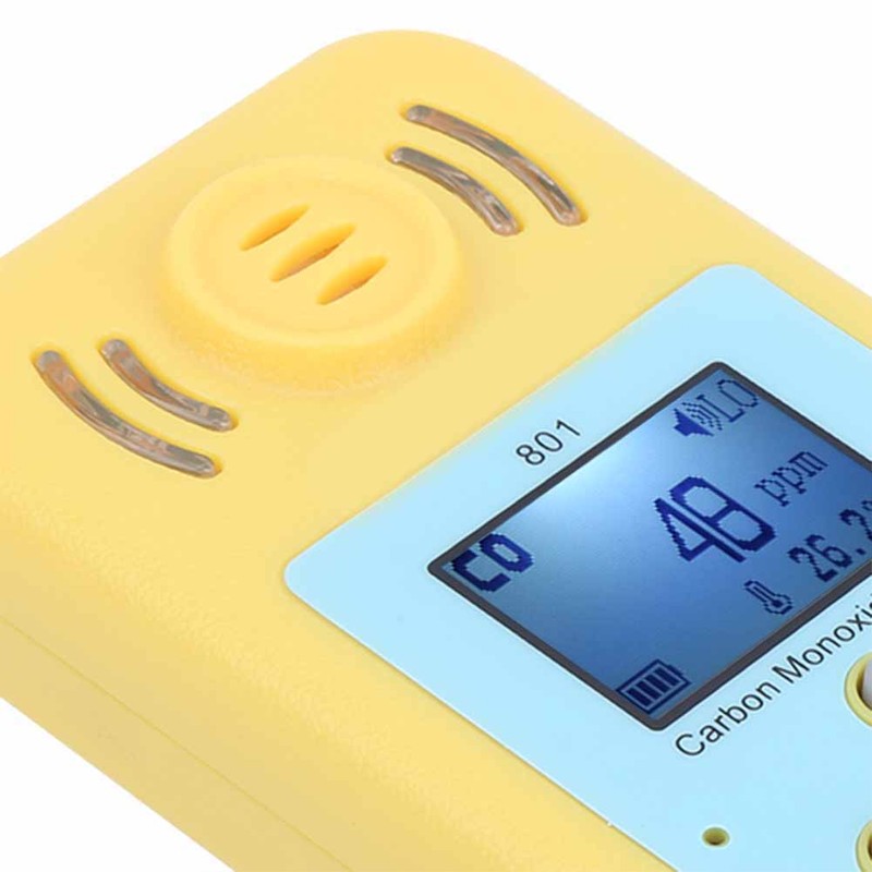 801 Handheld Carbon Monoxide CO Monitor Detector Meter Poisonous Gas