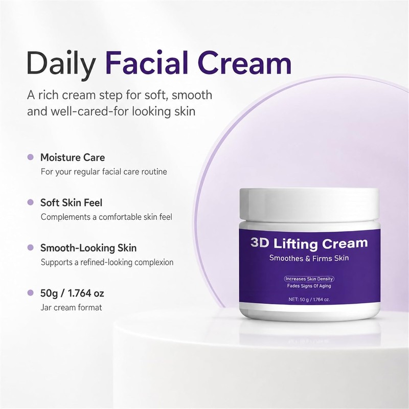 3D Lifting Night Cream, Wake Up to Firmer, Smoother-Looking Skin