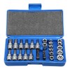 Drive Male Female Torx Star Bit Socket E-Socket Set Handheld